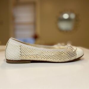 FS/NY French Sole New York white mesh ballet flats size 5.5
